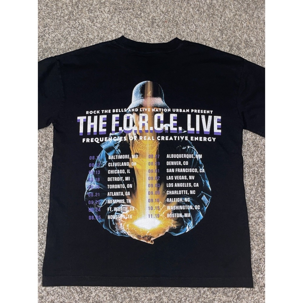LL‎ Cool J The F.O.R.C.E Tour Official Merch Rock The Bells Men's Sz Small